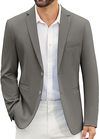 Men's Knit Blazer - AlligatorWarehouse