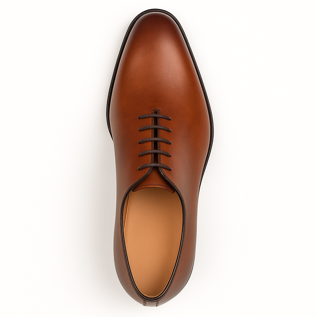 Mezlan Pamplona Calfskin Dress Shoe in Cognac
