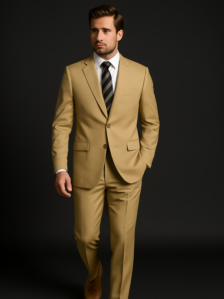 high-quality-2-button-tan-beige