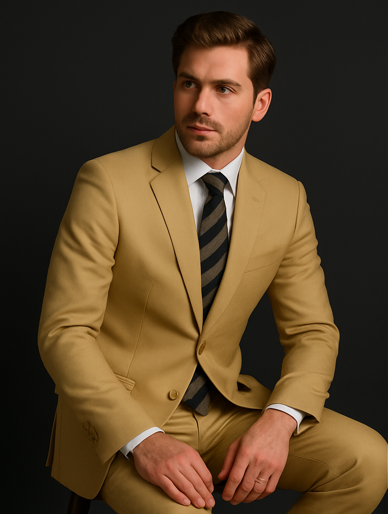 high-quality-2-button-tan-beige