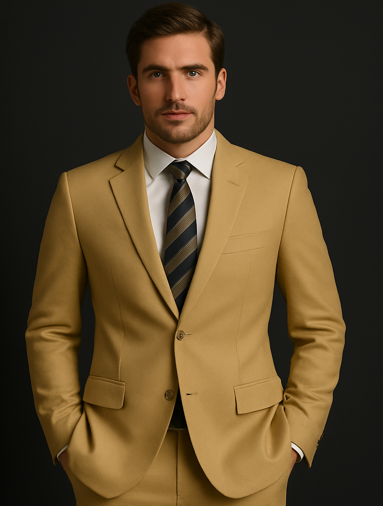 high-quality-2-button-tan-beige
