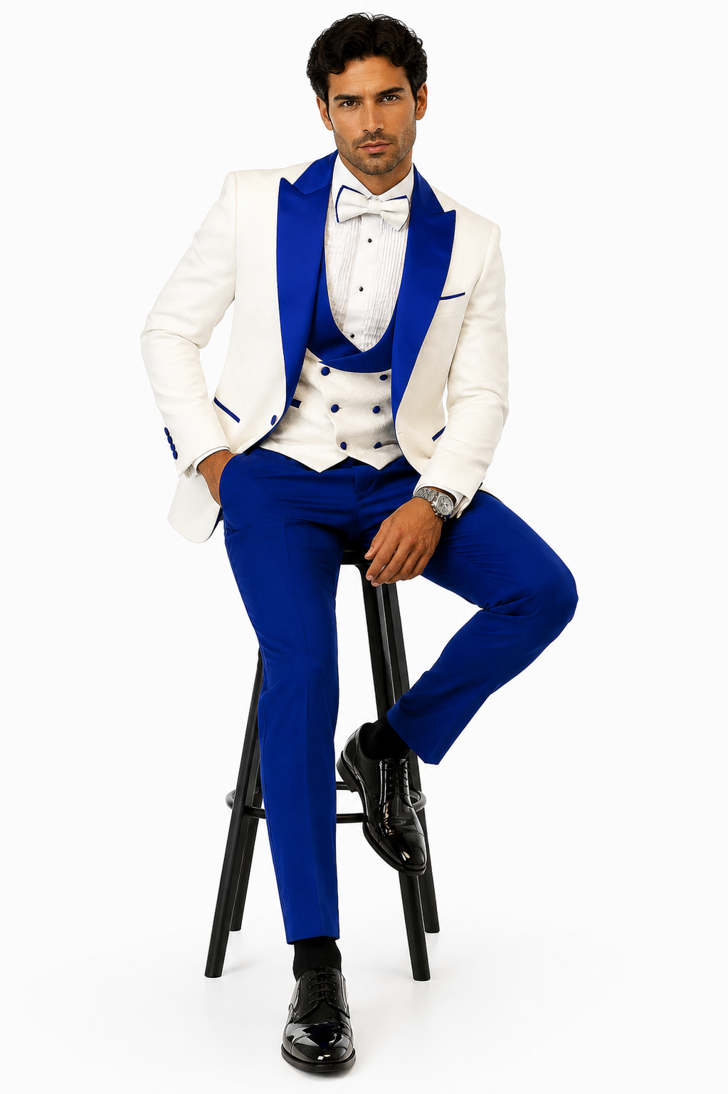 Paisley Peak Lapel Tuxedo Jacket Set