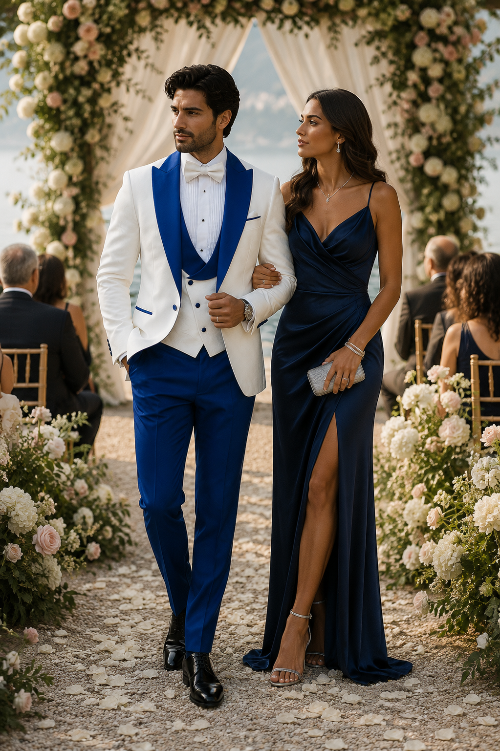 Paisley Peak Lapel Tuxedo Jacket Set