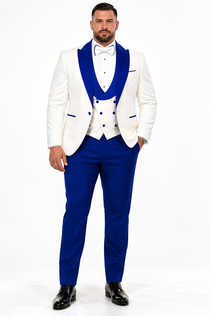 Paisley Peak Lapel Tuxedo Jacket Set