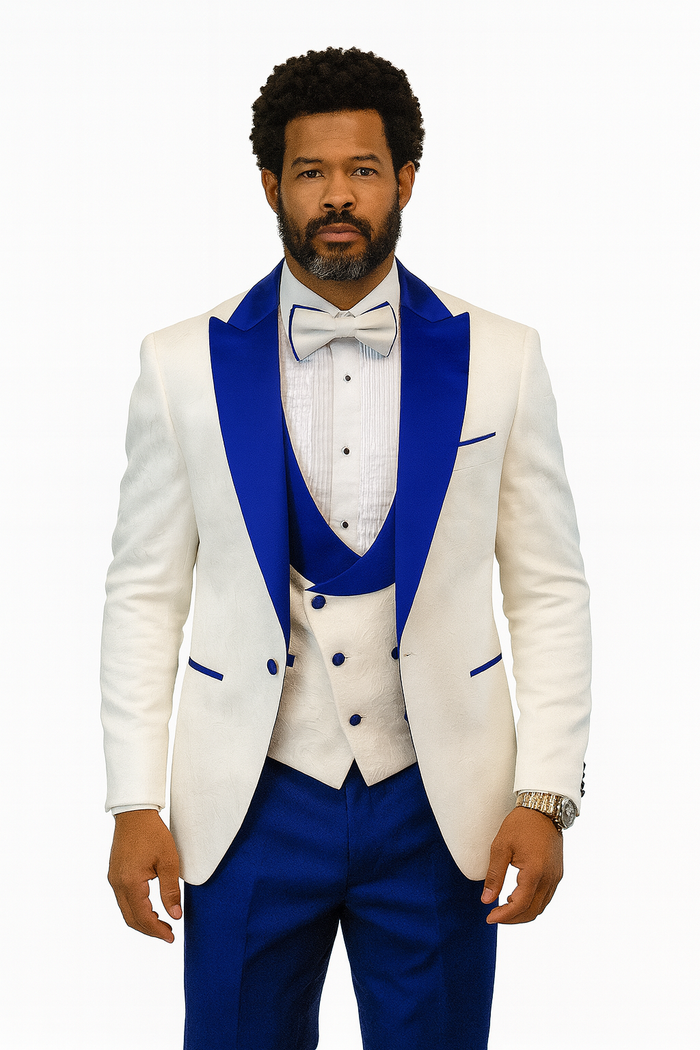 Paisley Peak Lapel Tuxedo Jacket Set
