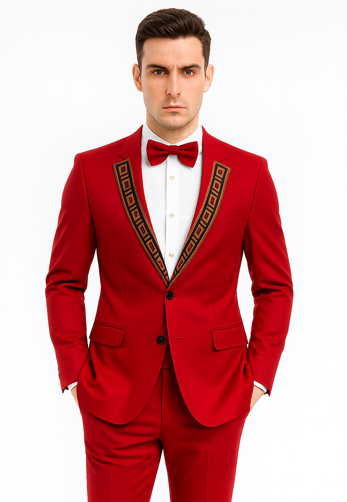 Holiday Blazer - Christmas Sport Coat - Red Blazer