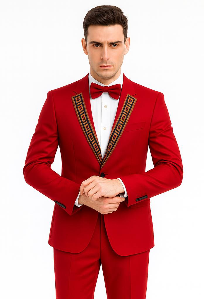 Holiday Blazer - Christmas Sport Coat - Red Blazer