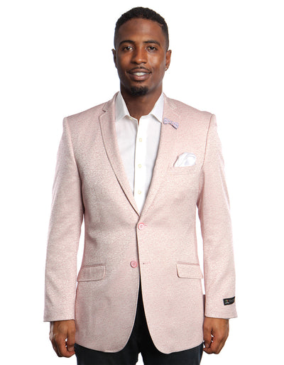 Mens Shiny Pink Sparkle Blazer by Empire