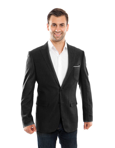 Black Peak Linen Blazer by Empire