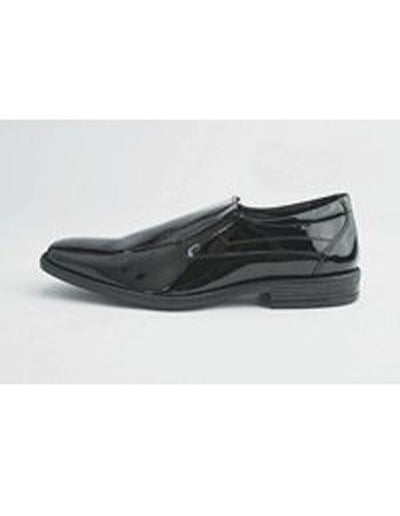 Men's Cushion Insole Square Toe Orleans Black Patent Men's Black Dress Shoe Perfect for Men's P rom Shoeand Wedding - Men's Shiny Shoe Tuxedo Shoes