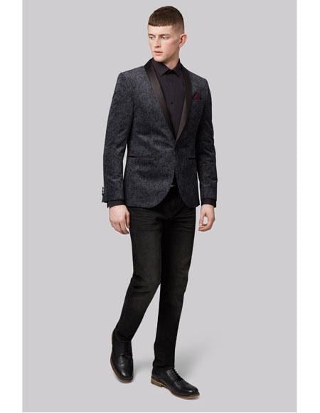 Men's Paisley Velvet ~ Velour Blazer Sport Coat Jacket