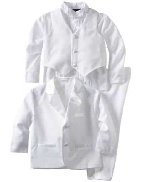 Boys Kids ~ Children White Tuxedo