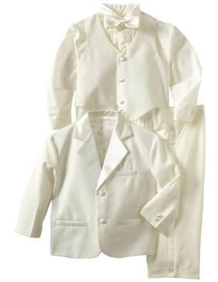 Boys Kids ~ Children Off White Tuxedo
