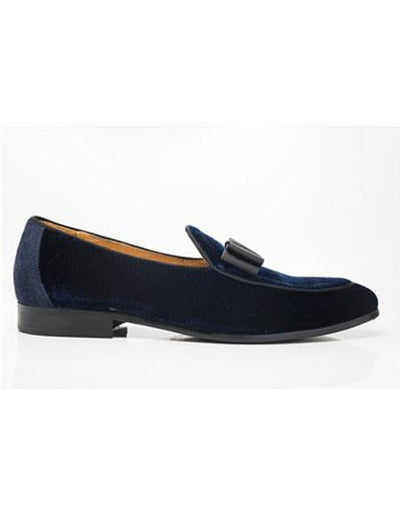 Men's Carrucci Navy Lace Up Shoe