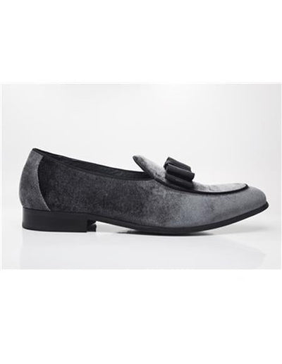 Men's Carrucci Tuxedo Dress Shoe For Men Tuxedo Shoes Perfect for Wedding Charcoal