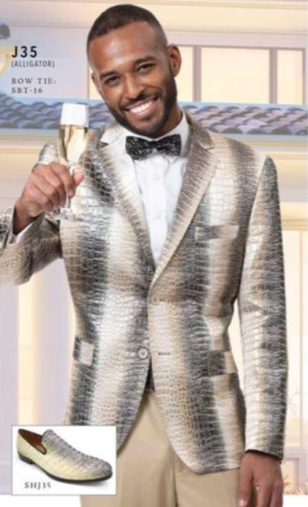 Men's Light Black Suit