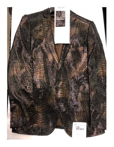 Men's Green Designer Fashion Dress Casual Blazer