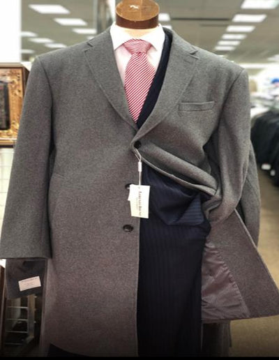 Men's Shawl Lapel Grey Blazer On Sale