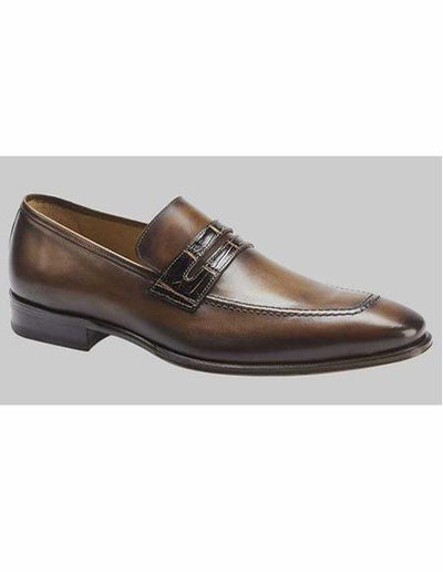 Men's Cognac Penny Stylish Dress Loafer Slip On Shoe