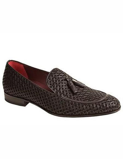 Men's Stylish Dress Loafer Design Slip On Black Shoe