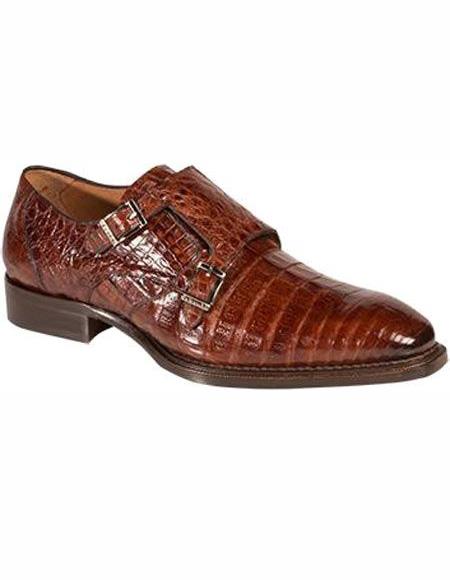 Men's Sport Double Monk Strap Shoe- Men's Buckle Dress Shoes