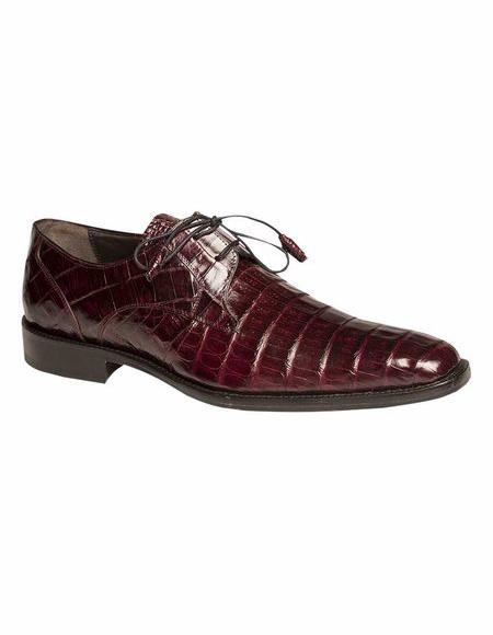 Men's Burgundy Lace Up Shoe