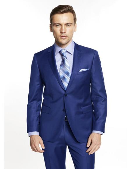 Giorgio Fiorelli Suit Men's Solid Blue Suit