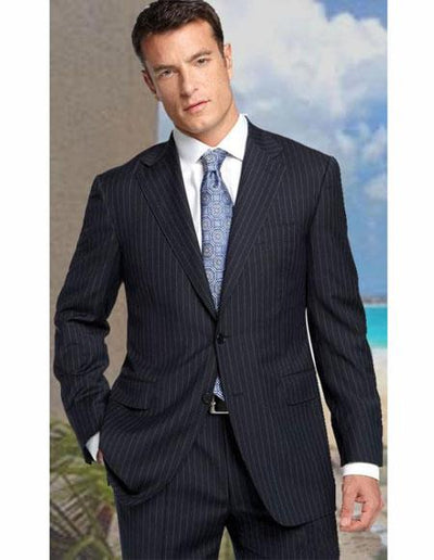 Athletic Cut Classic Suits Men's suit Classic Relax Fit Pleated Pants 19 Inch Bottom Charcoal