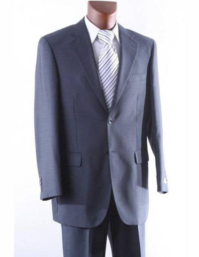 Athletic Cut Classic Suits Men's suit Classic Relax Fit Pleated Pants 19 Inch Bottom Grey