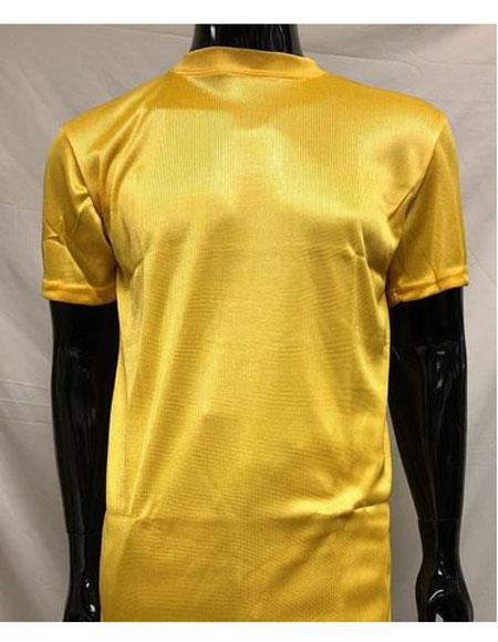 Mock Neck Shirts For Men Gold