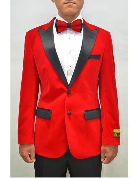 Peak Lapel Fashion Smoking Casual Velour Cocktail Tuxedo velour Men's blazer Jacket