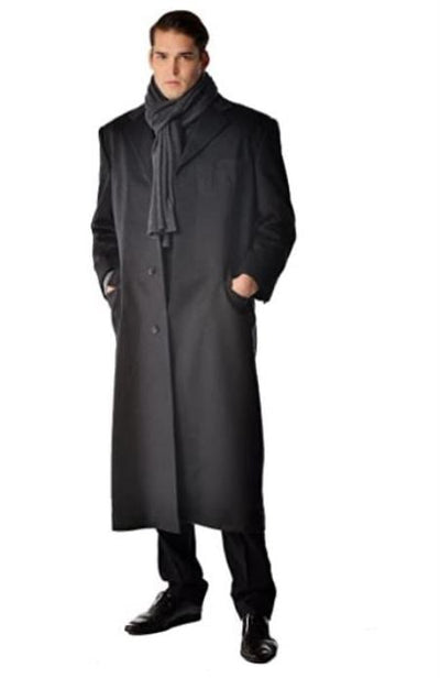 Cashmere Fabric by Alberto Nardoni Bran Percent Cashmere Blend Full Length Men's Long Men's Dress Topcoat - Winter coat - Overcoat - Coat By Lora Piana Fabric