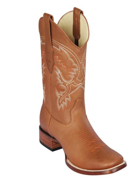 Los Altos Boots Rage Men's Square Toe Boots Light Honey