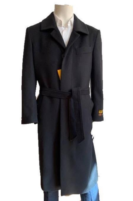 Men's Overcoat - Full Length Topcoat - Coat