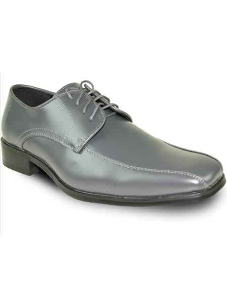 Men's Wide Width Dress Shoe Iron Grey
