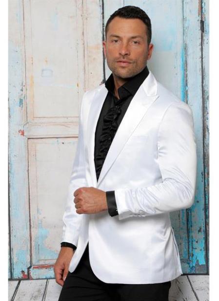 Mens Shiny Blazer
