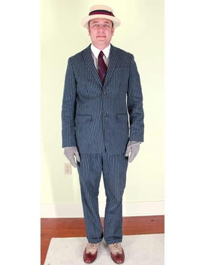 Harlem Nights Costumes - Suit + Hat + Shirt and Tie