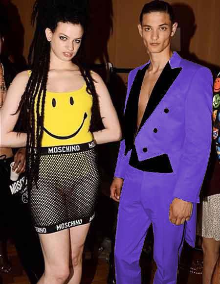 Purple Victorian Tuxedo