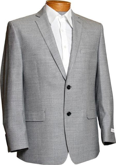 Mens Grey Checkered Blazer