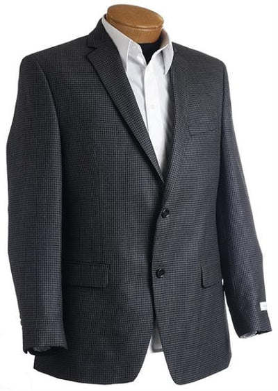 Mens Grey Checkered Blazer