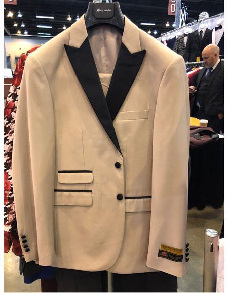 Beige Tuxedo - Tan Wedding Suit