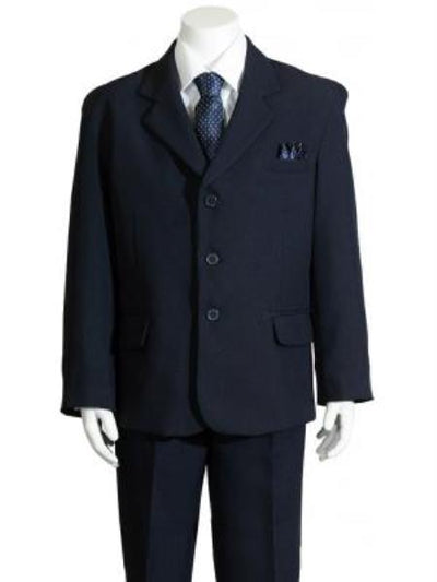 Toddler Navy Blue Suit - Boys Navy Blue Suit - Kids Navy Blue Suit