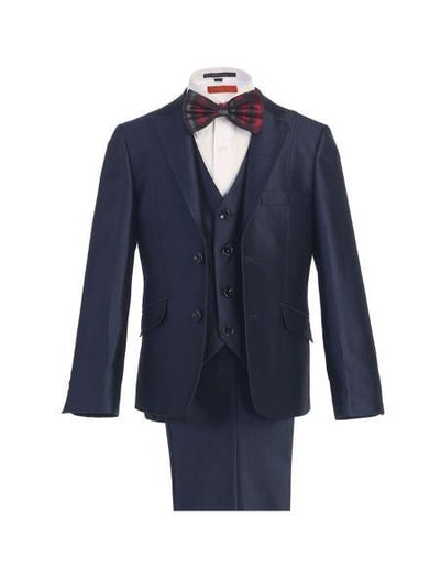 Toddler Navy Blue Suit - Boys Navy Blue Suit - Kids Navy Blue Suit