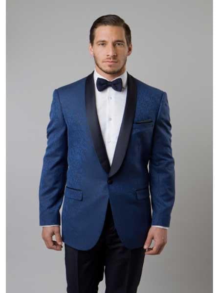 Cobalt Blue Tuxedo Suit
