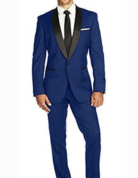 Cobalt Blue Tuxedo Suit