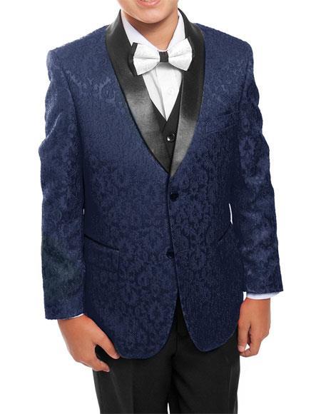 Boys Tuxedo + Boys Navy ~ Black Suit