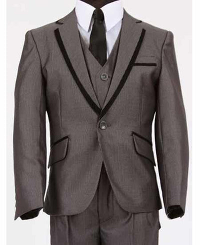 Boys Tuxedo + Boys Dark Grey Suit