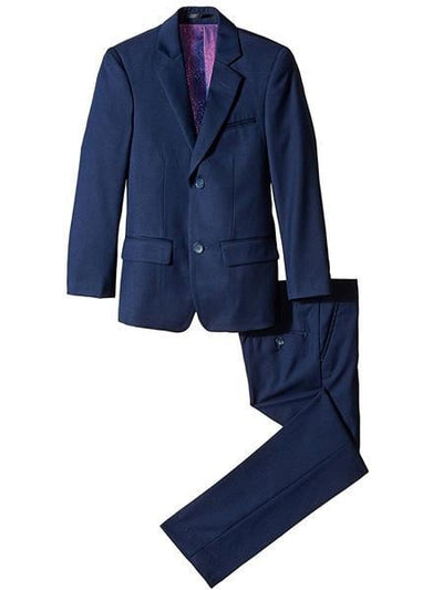 Boys Slim Fit Suits - Kids Navy Slim Fit Suit