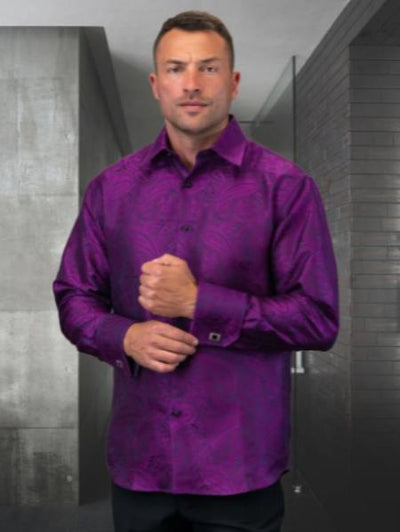 Mens Floral Shirt - Paisley Casual Shirt