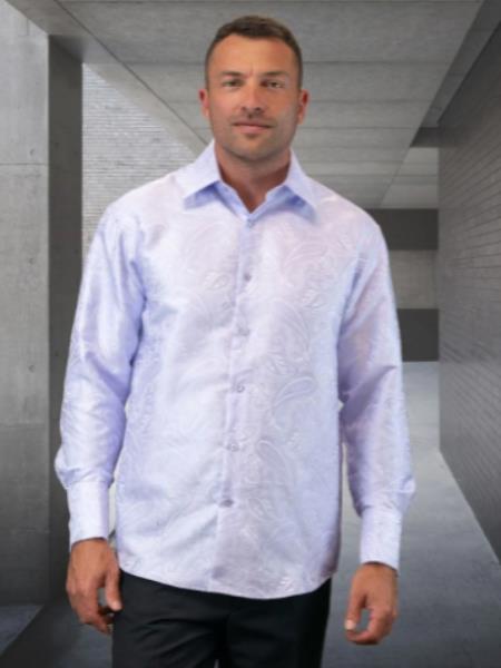 Mens Floral Shirt - Paisley Casual Shirt